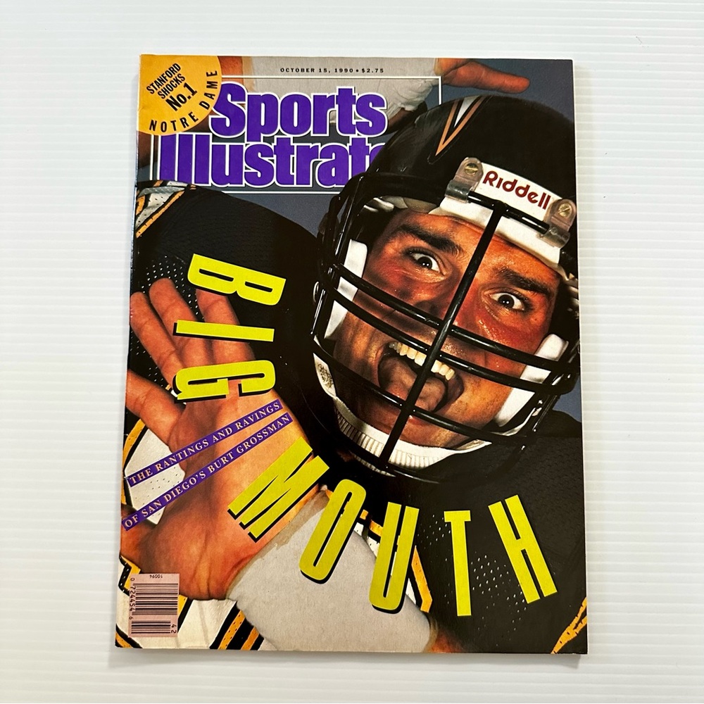 San Diego Chargers Burt Grossman Sports Illustrated Magazine October 15, 1990